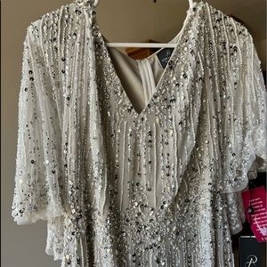 Adrianna Papell beaded gown